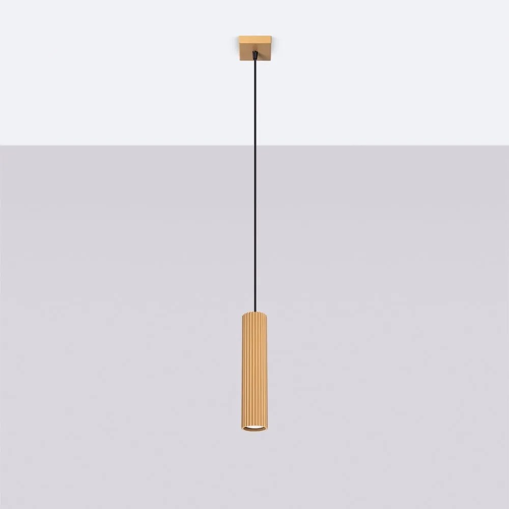 Lampadario dorato Gleam – Sollux