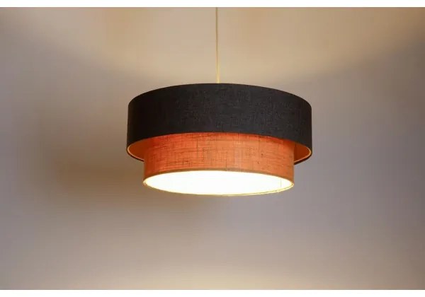 Lampadario a sospensione con filo BOHO TRINITI 1xE27/60W/230V grigio/beige