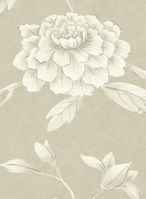 Lewis & Wood Carta da parati Jasper Peony - Parchment