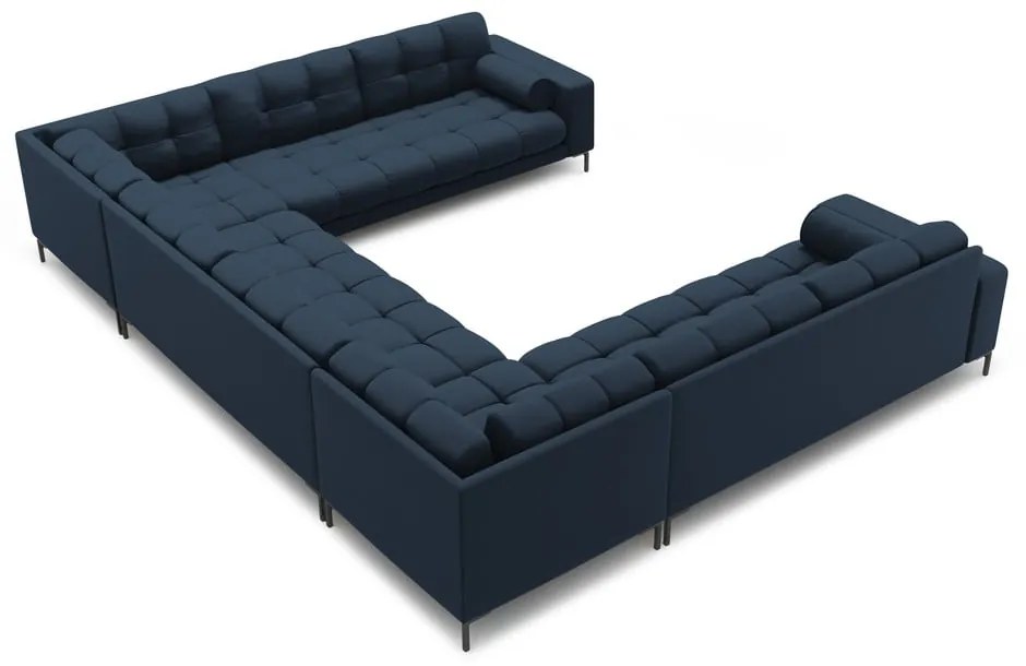 Divano angolare blu a U Bali - Cosmopolitan Design