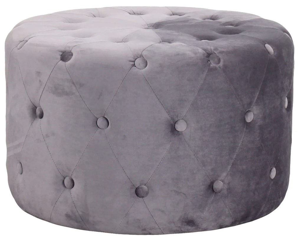 AURA - pouf rotondo in velluto