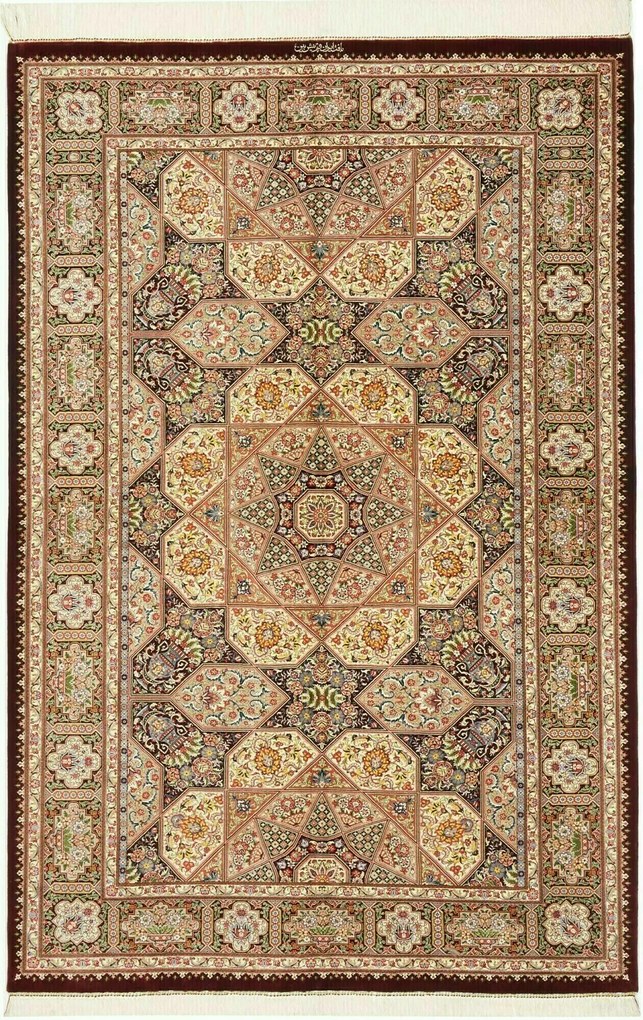 Ghom Tappeto persiano 130 x 200 (Iran) Annodato A Mano