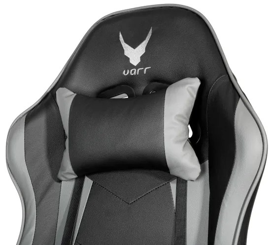 Sedia da gioco VARR Zolder nero/grigio