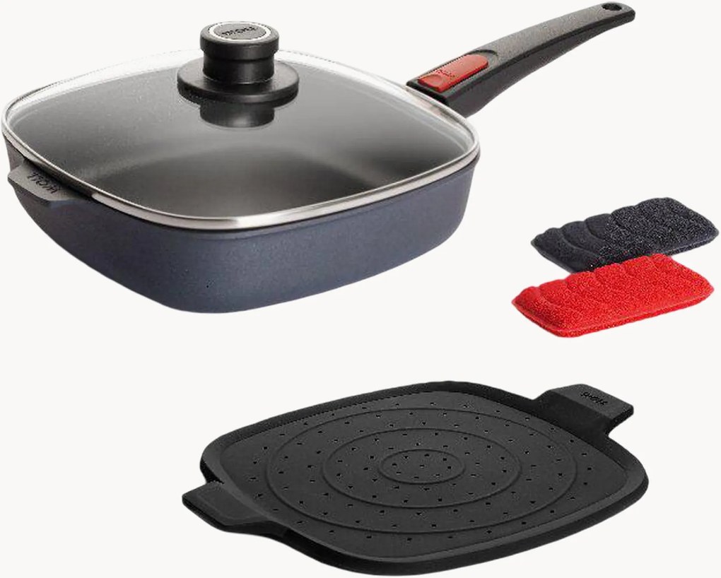 Set padella quadrata con rivestimento antiaderente Diamond Lite, set da 4