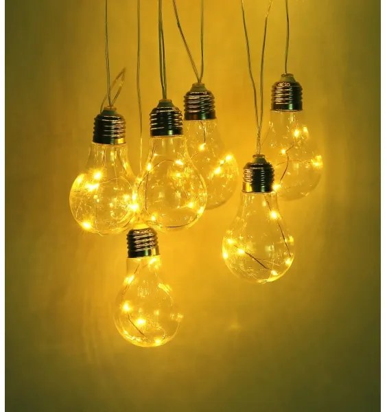 Globo 33708-10 - Catena LED solare 10xLED/0,06W/3,2V IP44