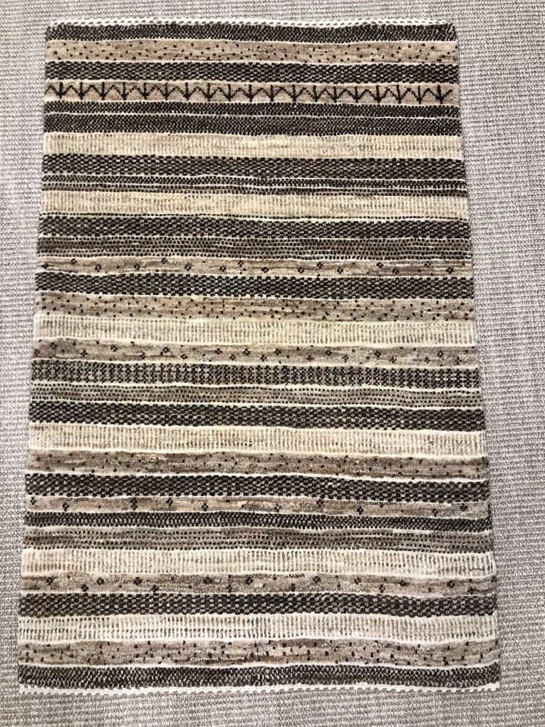 Loribaft Tappeto 60x90 Beige (Iran) Annodato A Mano