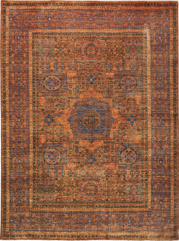 Mamluk Tappeto 200 x 150 Marrone (Pakistan) Annodato A Mano