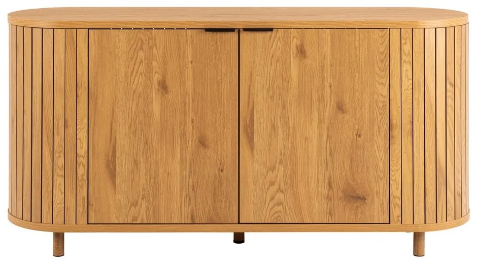 Cassettiera effetto rovere in colore naturale 160x80x45 cm Colima - Actona