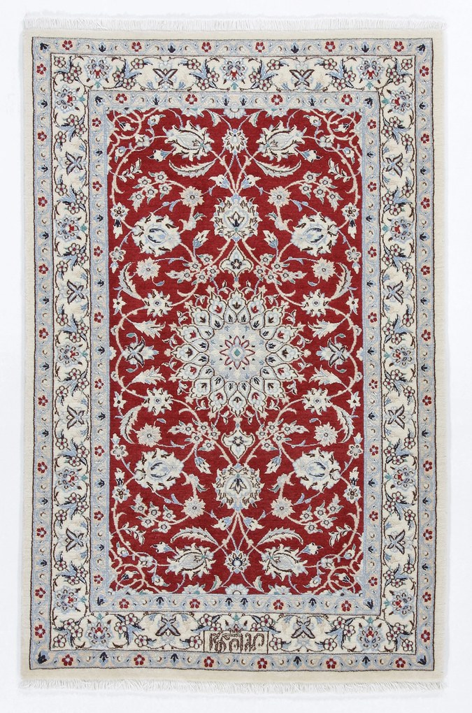 Nain Tappeto 130 x 80 (Iran) Annodato A Mano