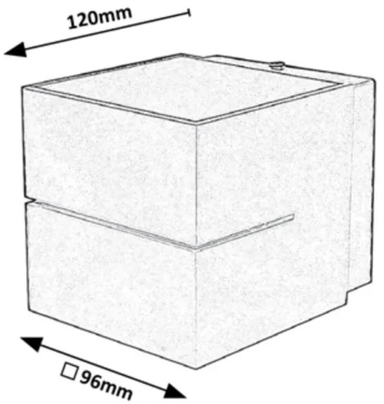 Rabalux 7018 - Applique KAUNAS 1xG9/10W/230V bianca