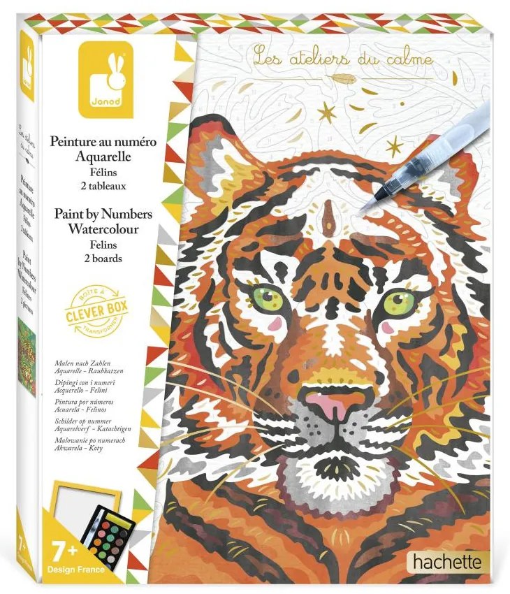 Atelier per bambini maxi - Dipingi Con I Numeri Acquerello - Felini