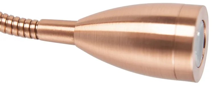 Applique Art Déco rame con paralume nero - Brescia