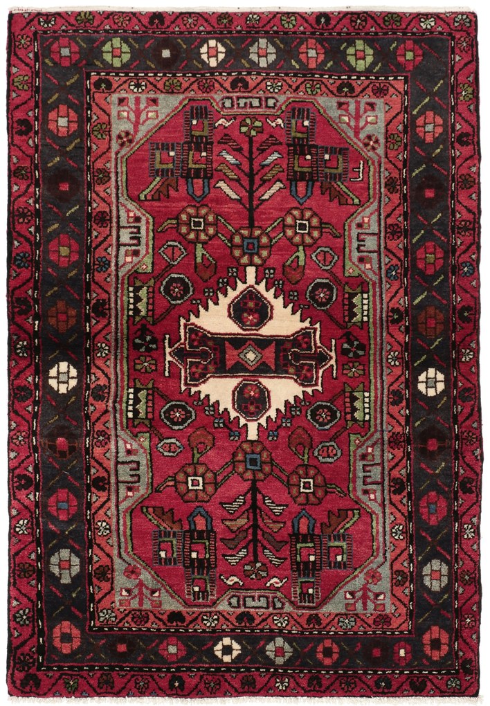 Hamedan Tappeto persiano 100x150 (Iran) Annodato A Mano