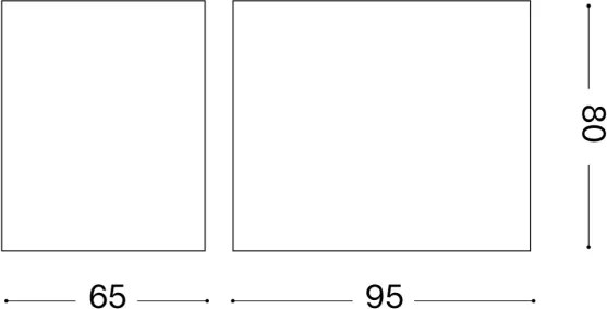 Ideal Lux - Applique da esterno UP 1xG9/15W/230V IP44 marrone