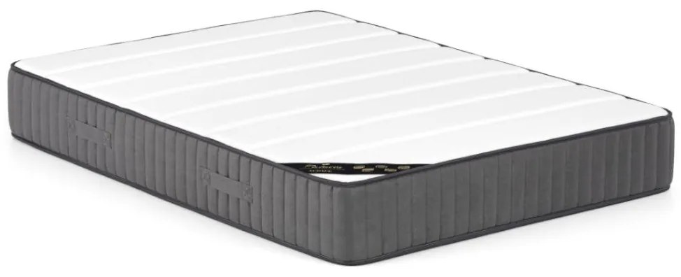 Set 140x190 Rete vano Bianco+Mater. ibrido molle insac. 7 zone schiuma alta resilienza sp.26cm - AUDACE di PALACIO