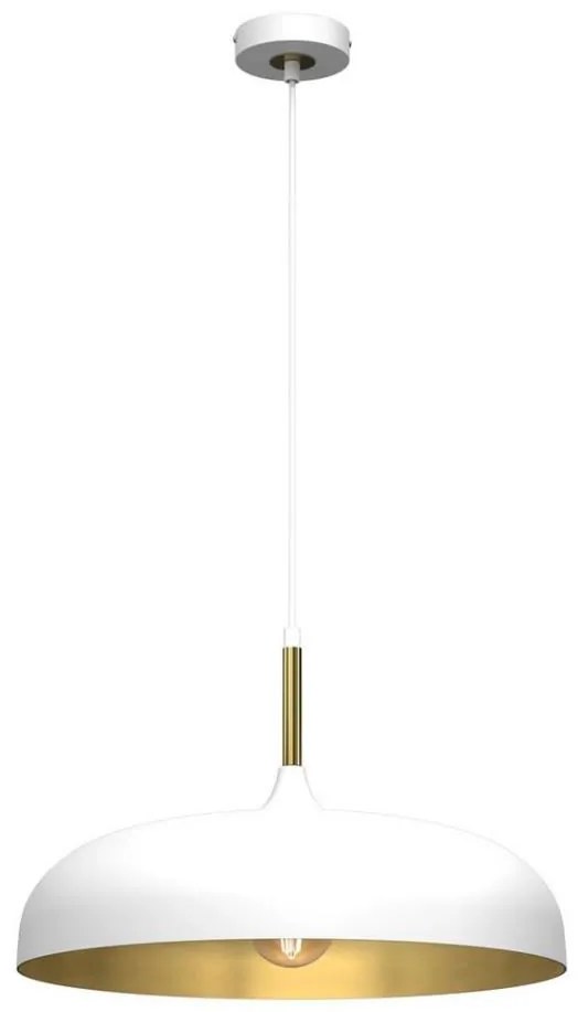 Brilagi - Lampadario a sospensione con filo ABRAHAM 1xE27/60W/230V diametro 45 cm bianco