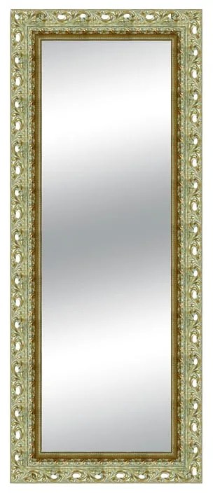 Specchio rettangolare in legno argento 70 x 170 cm