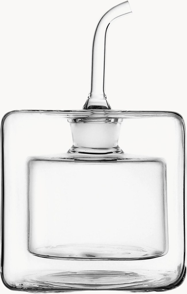 Dispenser aceto e olio in vetro borosilicato fatto a mano Cube