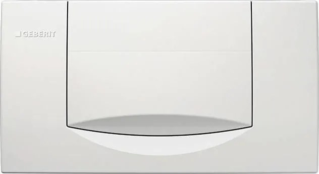 Geberit 115.222.11.1 - Pulsante di scarico 200F 34x18,5 bianco alpino