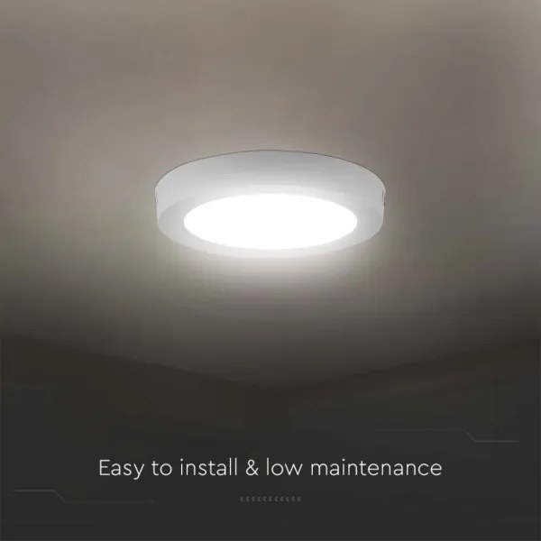 Plafoniera LED LED/12W/230V 4000K diametro 16,7 cm bianco