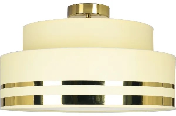 Plafoniera TAMI 1xE27/60W/230V beige/oro