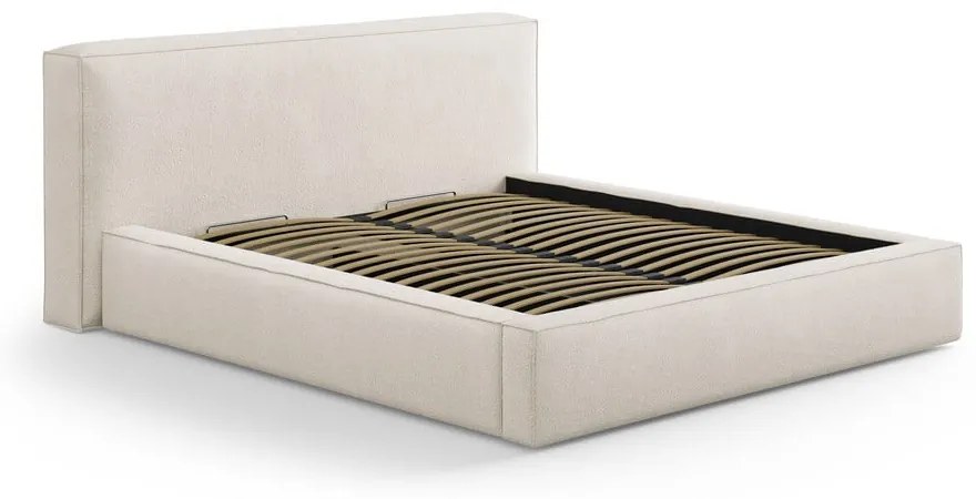 Testiera color crema in imbottito 229x100 cm Olivia – Micadoni