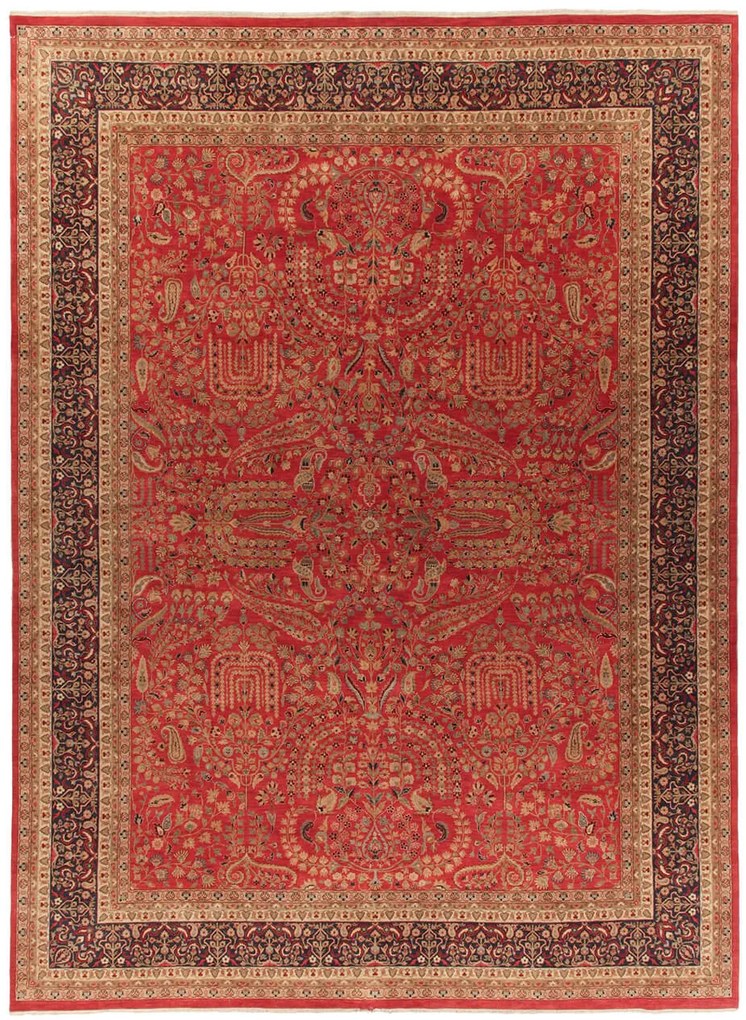 Tabriz Tappeto 300 x 400 (Indian) Annodato A Mano