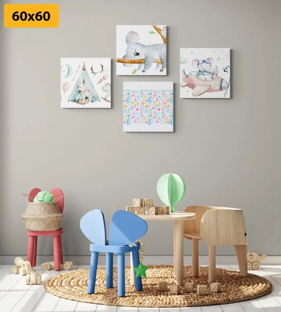 Set di quadri – Per bambini in colori splendidi