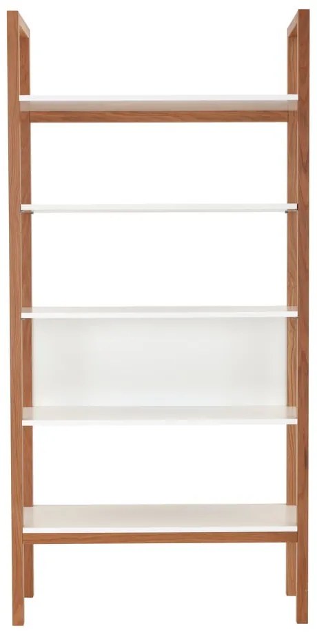 Libreria bianca in rovere 90x185 cm Farringdon - Woodman