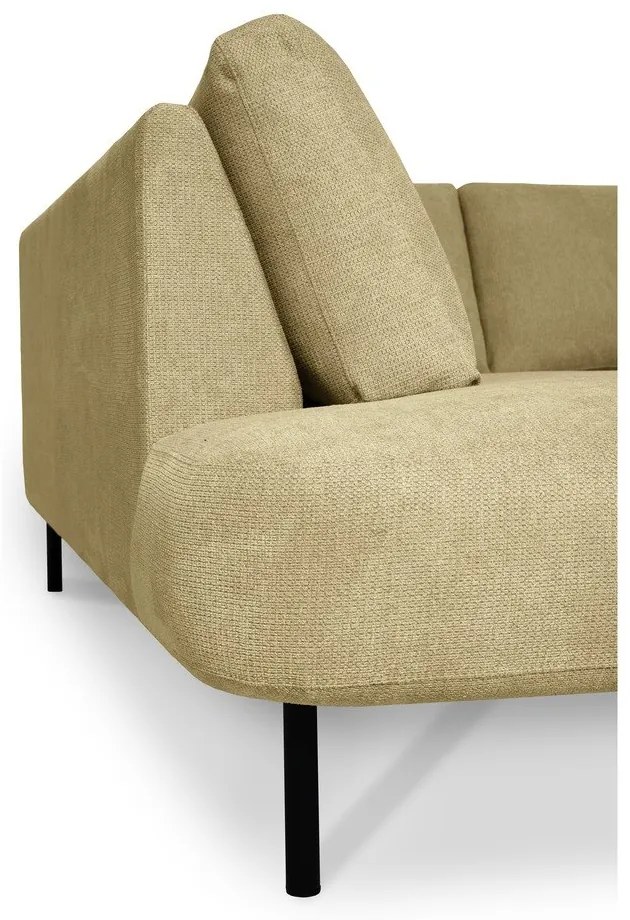 Divano angolare giallo ocra (angolo sinistro/"U") Hero - Scandic