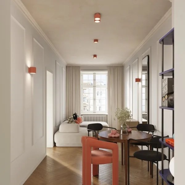 Brilagi - Faretto LED SFERA 1xGX53/30W/230V Ø 10 cm rosa