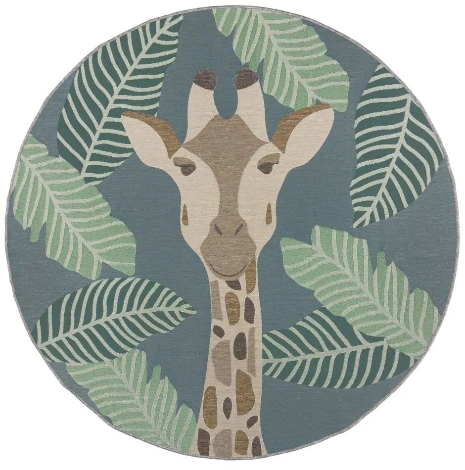 Tappeto verde rotondo per esterni ø 160 cm Eric - Flair Rugs