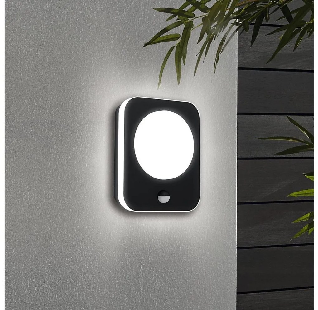 Eglo 99584 - Applique LED da esterno con sensore MADRIZ LED/9W/230V IP44
