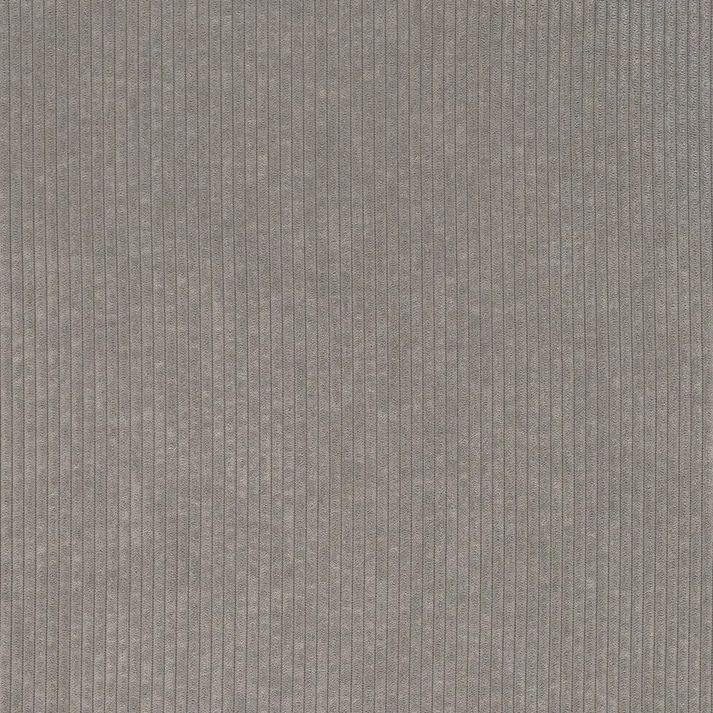 Divano angolare grigio chiaro in velluto a coste (angolo destro) Beata - Ropez