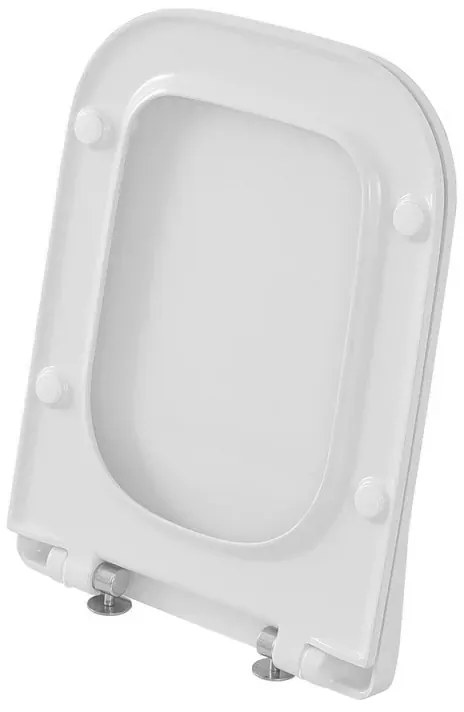 Copriwater compatibile Metropolitan bianco modello slim con chiusura rallentata