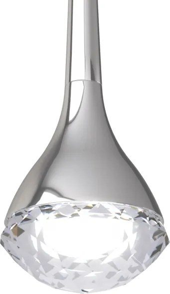 Open Design OR80322 - Lampadario LED su cavo CRIMA LED/7W/230V, cromato lucido