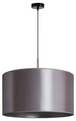 Duolla - Lampadario a sospensione con filo CANNES 1xE27/15W/230V diametro 45 cm argento