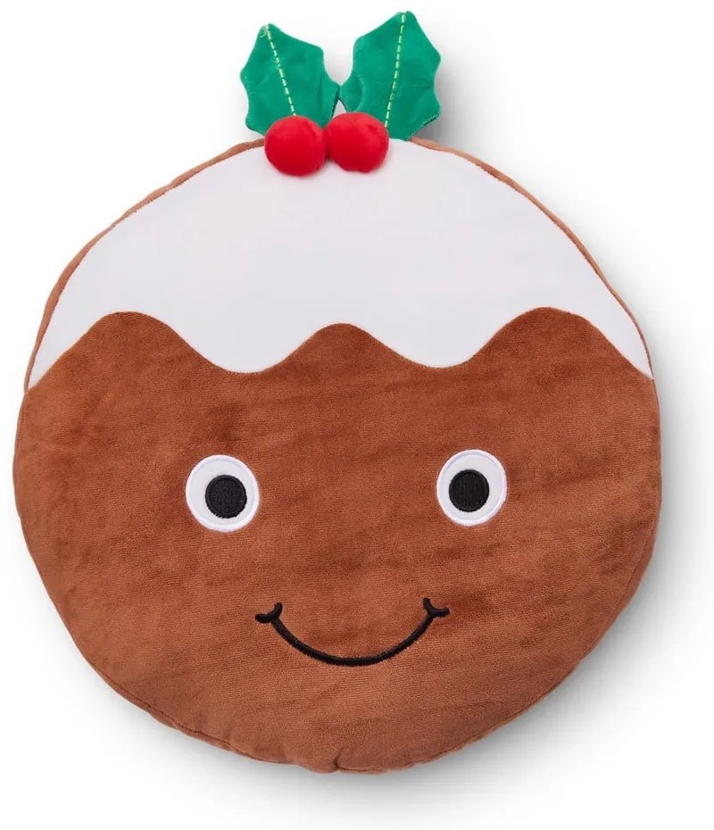 Cuscino decorativo in plush a tema natalizio 35x35 cm Christmas Pudding – Catherine Lansfield