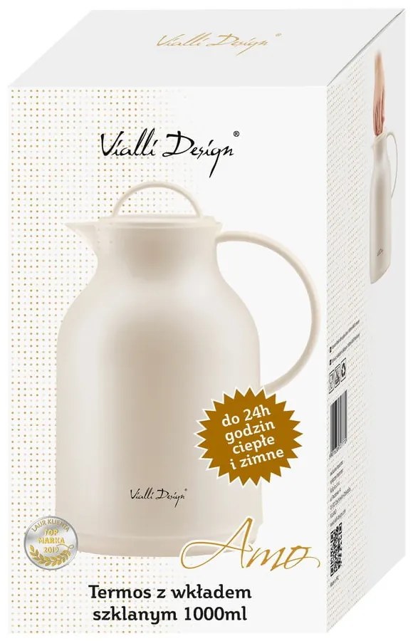 Thermos beige , 1 l - Vialli Design