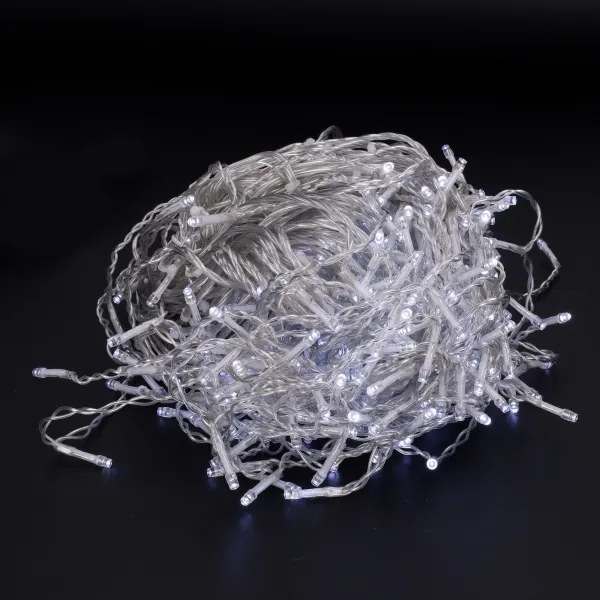 Brilagi - Catena luminosa natalizia LED per esterni 400 LED/8 funzioni 23 m IP44 bianco freddo