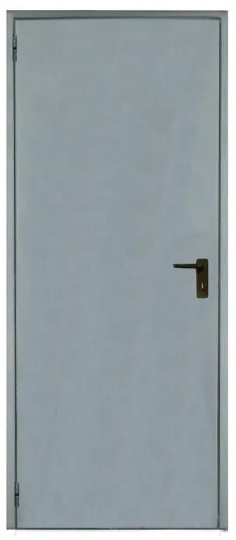 Porta per cantina tamburata battente TAN grigio L 70 x H 205 cm reversibile