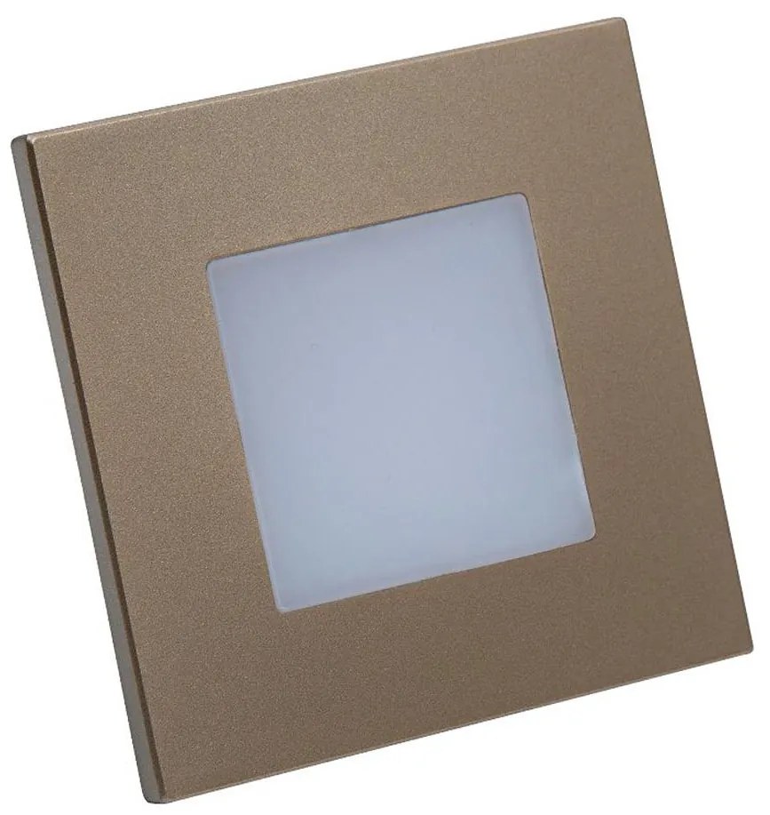 Emithor 48334 - Luce LED da incasso STEP LIGHT LED/1W/230V oro