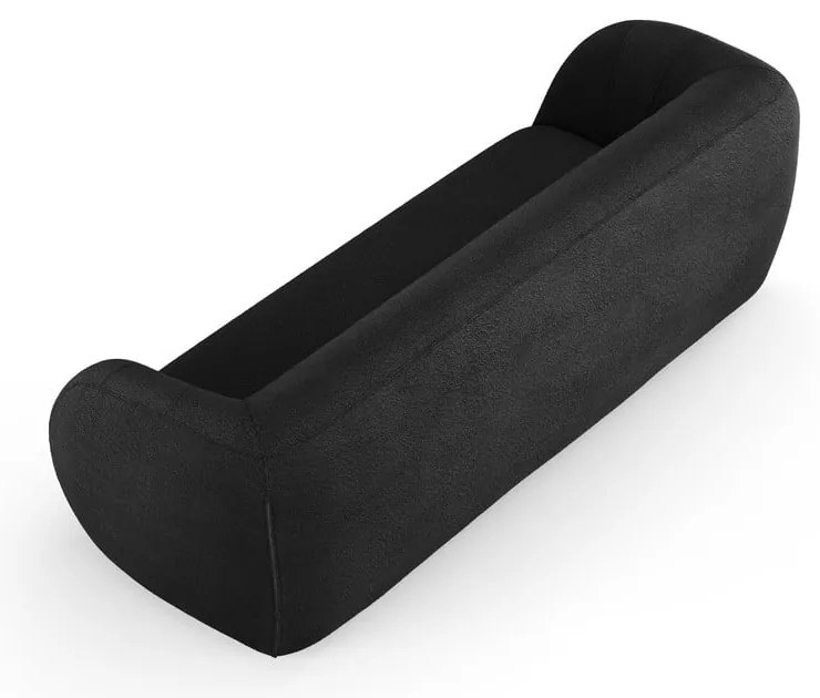 Divano in tessuto bouclé grigio scuro 230 cm Essen - Cosmopolitan Design