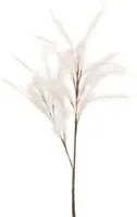 Set 3 Pampas Artificiale con 24 Diramazioni Altezza 115 cm Bianco