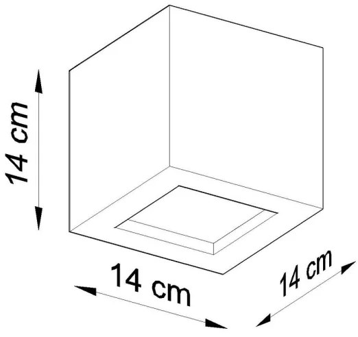 Sollux SL.0872 - Applique LEO 1xE27/60W/230V nero