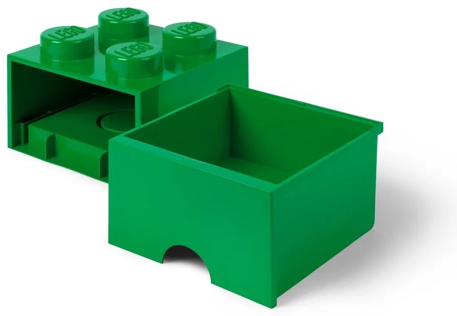 Contenitore verde con cassetto - LEGO®