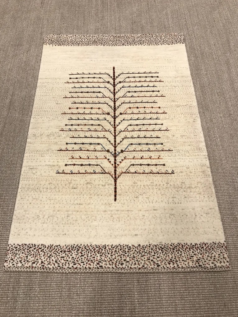 Loribaft Tappeto 130 x 80 Beige (Iran) Annodato A Mano