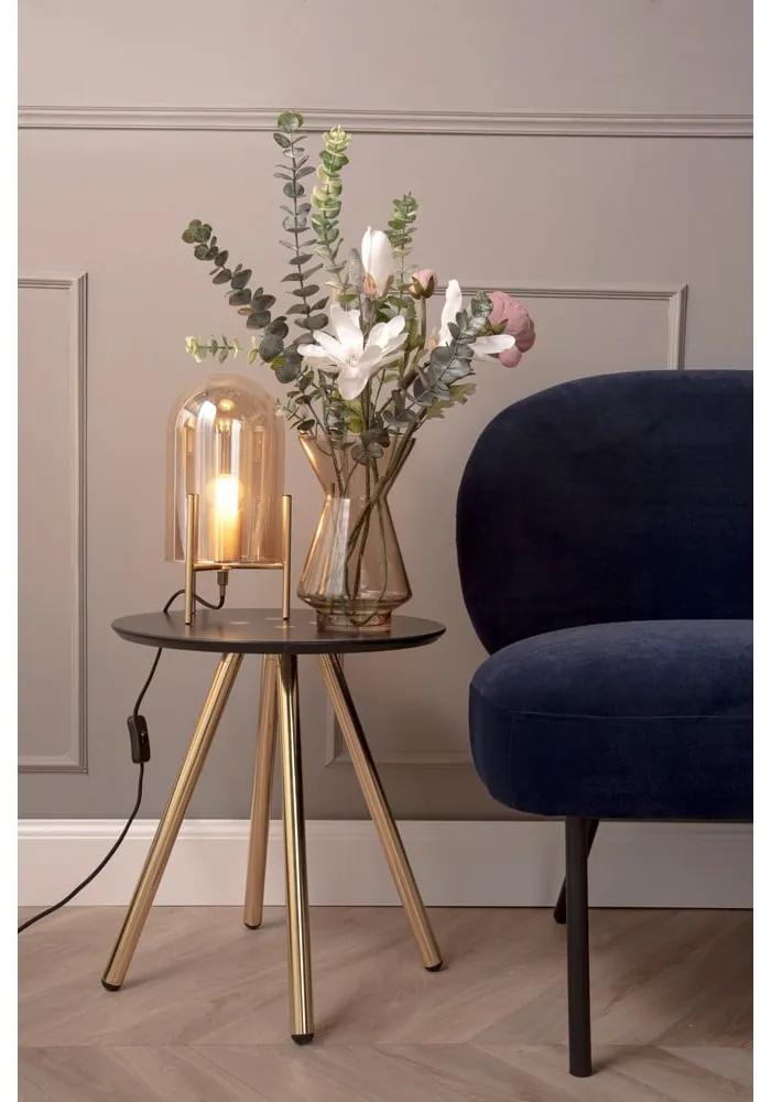 Lampada da tavolo in vetro color oro Vetro Bell - Leitmotiv