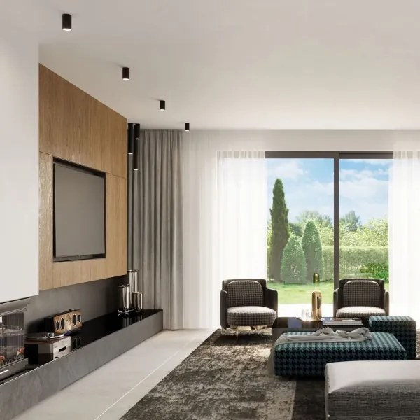 Sollux SL.1003 - Faretto LAGOS 1xGU10/10W/230V 60 cm nero