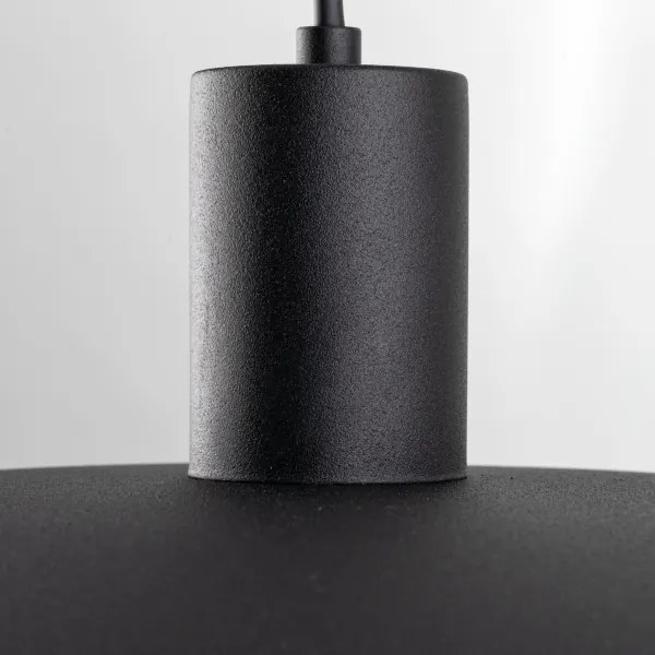 Lampadario a sospensione con filo ASTRA 1xE27/15W/230V diametro 41 cm nero